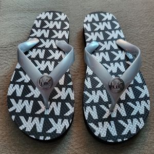 Michael Kors Flip Flops- Size 8